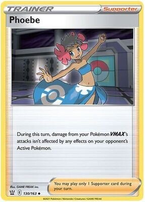 Phoebe - 130/163 - Uncommon
Sword &amp; Shield: Battle Styles Singles(Español)