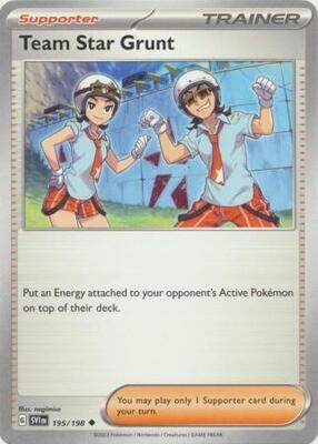 Team Star Grunt - 195/198 - Uncommon
Scarlet &amp; Violet (Base Set) Singles