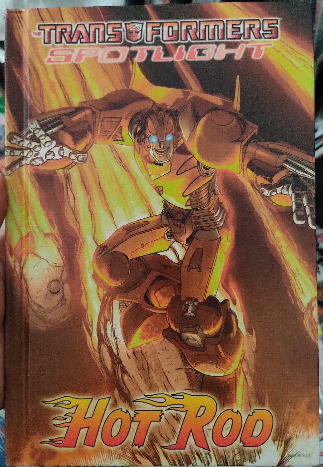 BA Transformers Spotlight Hot Rod Tapa Dura Ingles Comic