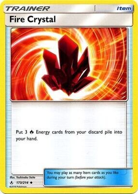 Fire Crystal - 173/214 - Uncommon Sun &amp; Moon: Unbroken Bonds Singles