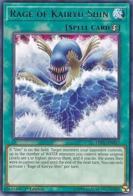 Rage of Kairyu-Shin - LEDU-EN017 - Rare 1st Edition
Legendary Duelists Singles