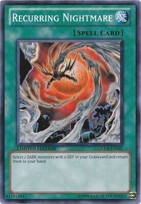 Recurring Nightmare - GLD4-EN041 - Common Gold Series 4: Pyramid Edition [GLD4]