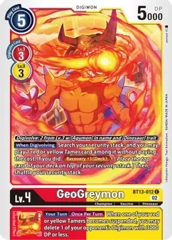 Geogreymon - Versus Royal Knights (BT13)
Versus Royal Knights