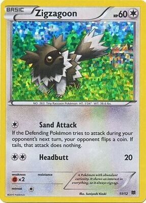Zigzagoon - 11/12 - McDonald&#39;s Holo Promo
Pokemon McDonald&#39;s Promos