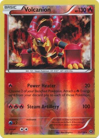 Volcanion - 25/114 - Rare Reverse Holo
XY: Steam Siege Reverse Holo Singles