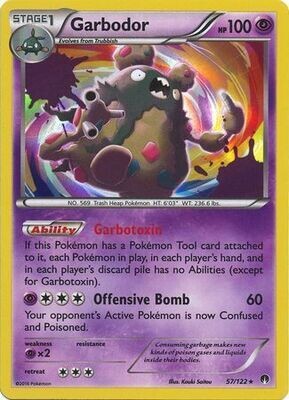 Garbodor - 57/122 - Holo Rare XY: Breakpoint Singles-world championships 2017-