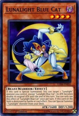 Lunalight Blue Cat - LED4-EN050 - Common 1st Edition Legendary Duelists: Sisters of the Rose 1st Edition Singles