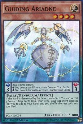 Guiding Ariadne - BOSH-EN036 - Super Rare 1st Edition Breakers of Shadow 1st Edition Singles