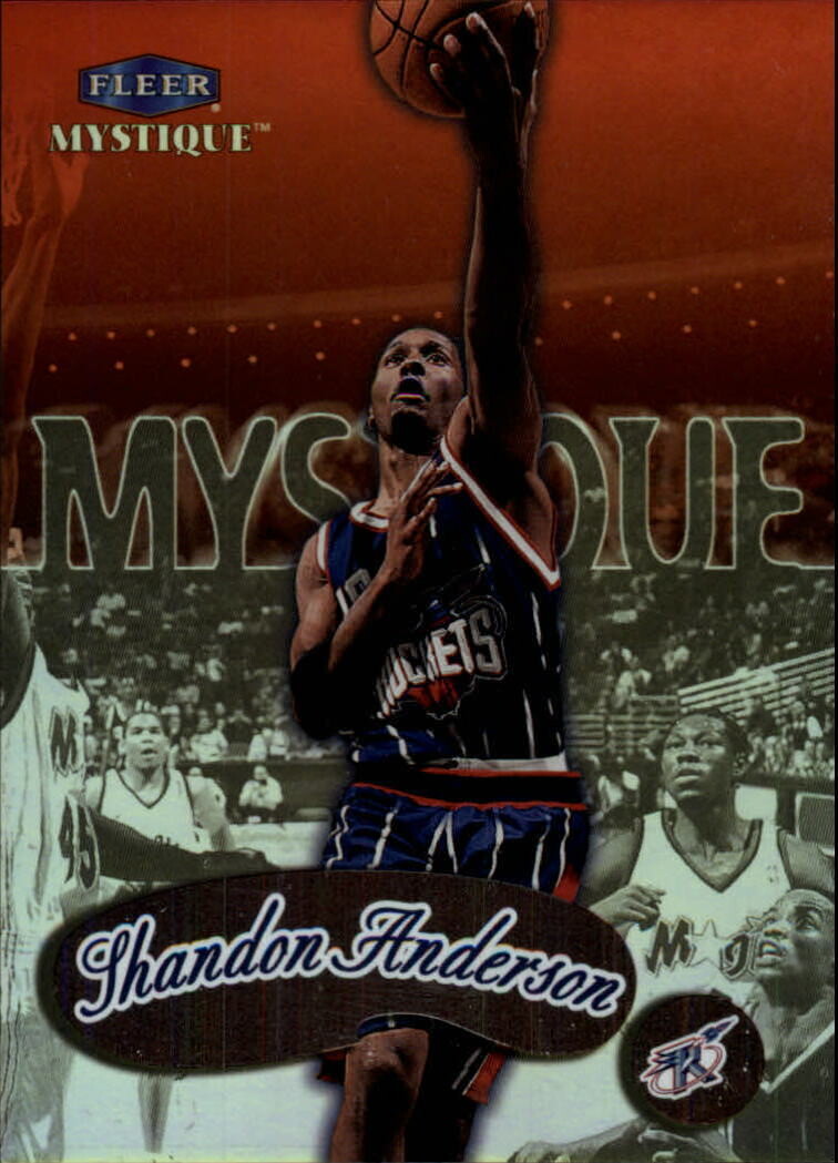 1999-00 Fleer Mystique Utah Jazz Basketball Card #52 Shandon Anderson