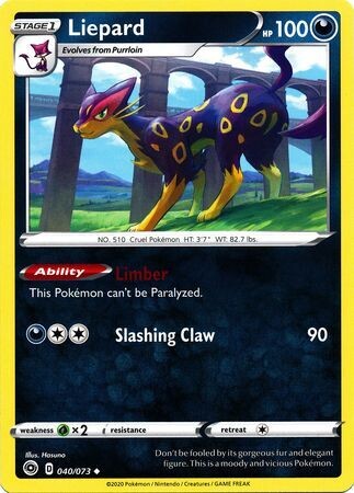 Liepard - 040/073 - Uncommon
Champion&#39;s Path Singles