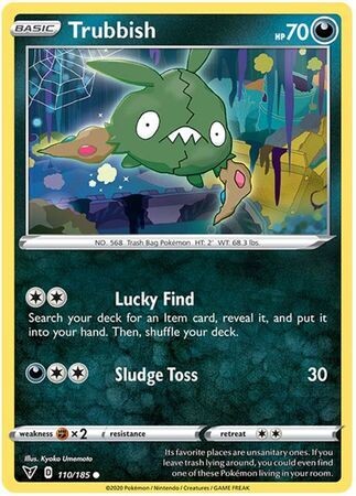 Trubbish - 110/185 - Common
Sword &amp; Shield: Vivid Voltage Singles