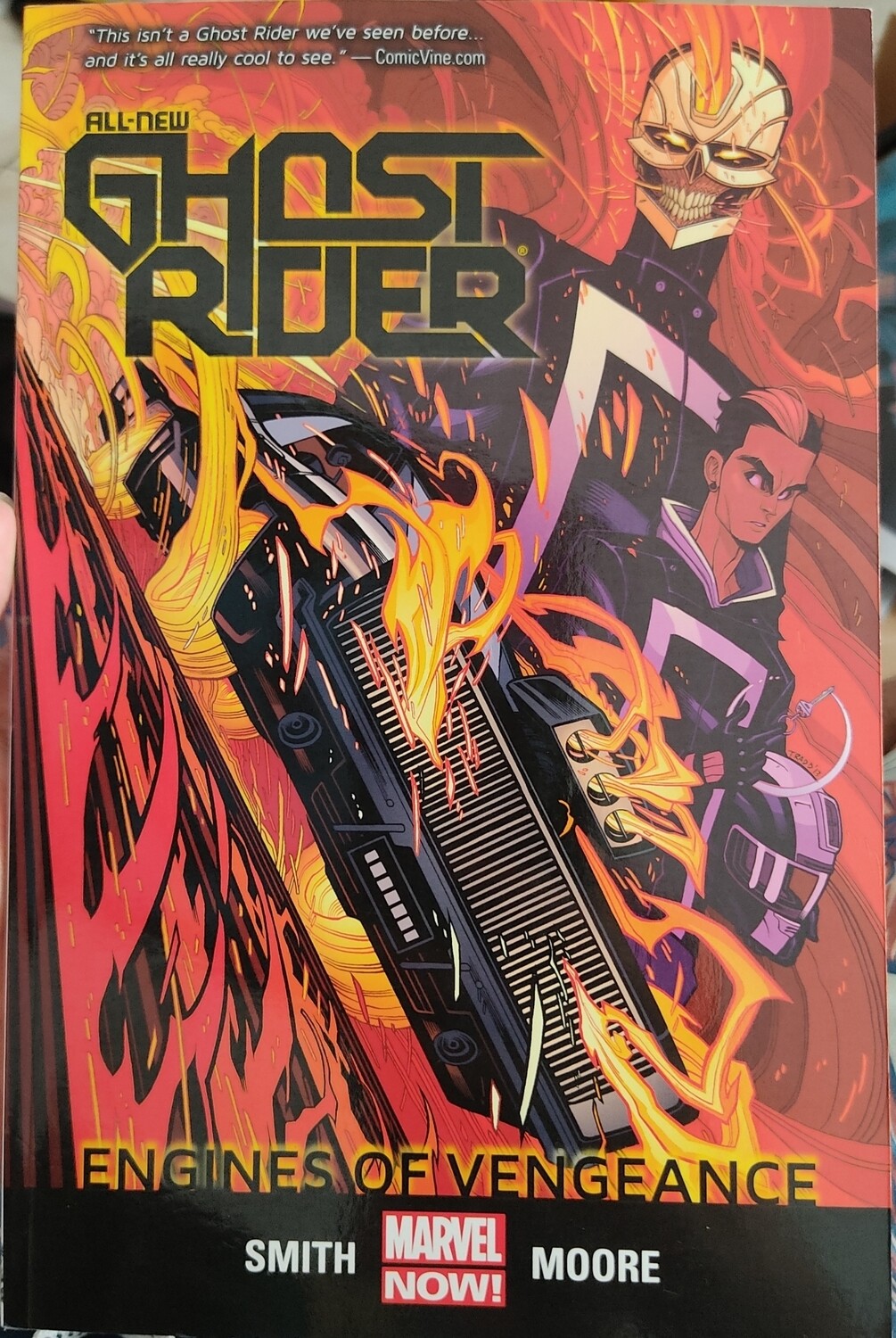 BAF1 All New Ghost Rider Engines of Vengeance TP Marvel Comics Ingles