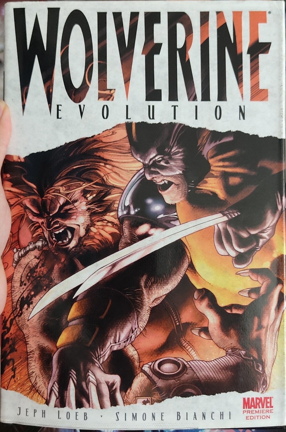 BAF1 Wolverine Evolution Tapa Dura Libro Ingles