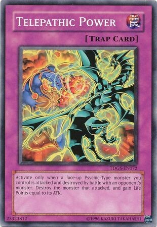 Telepathic Power - TDGS-EN072 - Common Unlimited
The Duelist Genesis [TDGS] Unlimited Singles