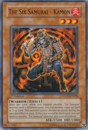 The Six Samurai - Kamon - STON-EN008 - Common 1st Edition Strike of Neos [STON] 1st Edition Singles