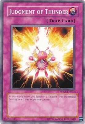 Judgment of Thunder - TDGS-EN077 - Common Unlimited The Duelist Genesis [TDGS] Unlimited Singles