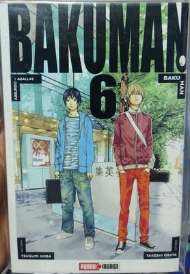 BAF1 Bakuman Manga Volumen 6 Español Panini