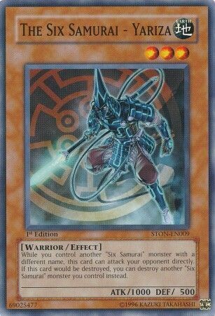 The Six Samurai - Yariza - STON-EN009 - Common 1st Edition Strike of Neos [STON] 1st Edition Singles