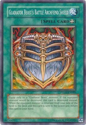 Gladiator Beast&#39;s Battle Archfiend Shield - PTDN-EN060 - Common Unlimited Phantom Darkness [PTDN] Unlimited Singles