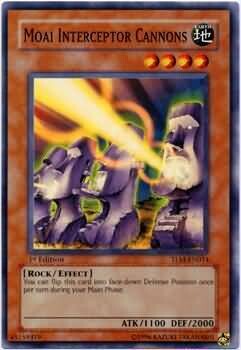 Moai Interceptor Cannons - TLM-EN014 - Common 1st Edition The Lost Millennium [TLM] 1st Edition Singles