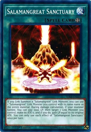 Salamangreat Sanctuary - SDSB-EN025 - Common 1st Edition
Structure Deck: Soulburner Singles (Espanol)