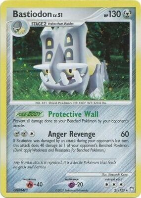Bastiodon - 21/123 - Holo Rare Theme Deck Exclusive
Pokemon Theme Deck Exclusives