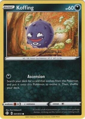 Koffing - 041/072 - Common
Shining Fates Singles
(Español)