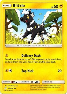 Blitzle - 44/181 - Common Sun &amp; Moon: Team Up Singles