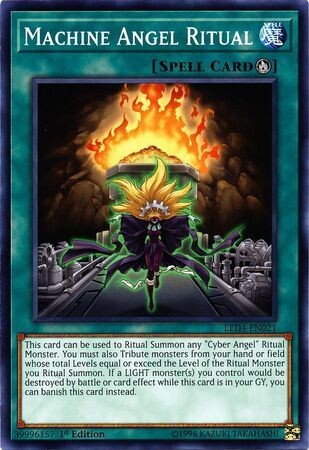 Machine Angel Ritual - LED4-EN021 - Common 1st Edition Legendary Duelists: Sisters of the Rose 1st Edition Singles