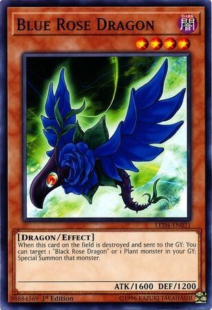 Blue Rose Dragon - LED4-EN031 - Common 1st Edition Legendary Duelists: Sisters of the Rose 1st Edition Singles (espanol)