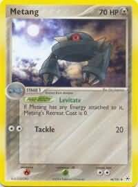 Metang - 44/101 - Uncommon
Ex Hidden Legends Singles