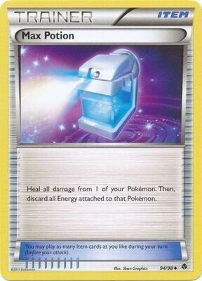 Max Potion - 94/98 - Uncommon
Black &amp; White 2: Emerging Powers Singles
