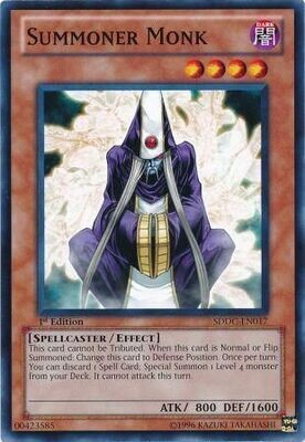Summoner Monk - SDDC-EN017 - Common 1st Edition Structure Deck: Dragons Collide 1st Edition Singles