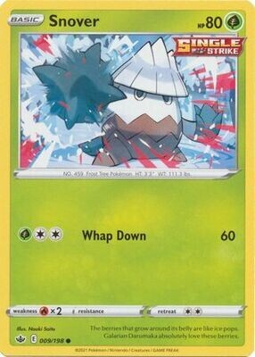 Snover - 009/198 - Common Sword &amp; Shield: Chilling Reign Singles