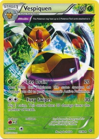 Vespiquen - 11/98 - Rare XY: Ancient Origins Singles