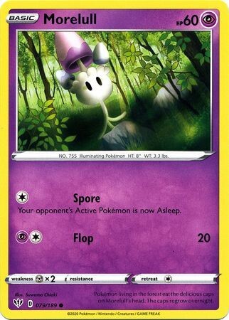 Morelull - 079/189 - Common Sword &amp; Shield: Darkness Ablaze Singles