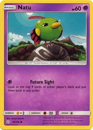 Natu - 78/236 - Common
Sun &amp; Moon: Cosmic Eclipse Singles