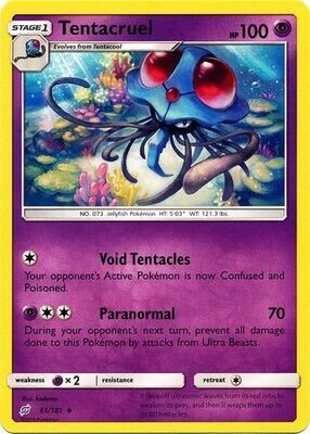 Tentacruel - 61/181 - Uncommon
Sun &amp; Moon: Team Up Singles