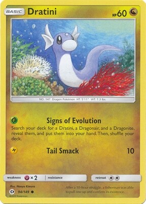 Dratini - 94/149 - Common
Sun &amp; Moon (Base Set) Singles