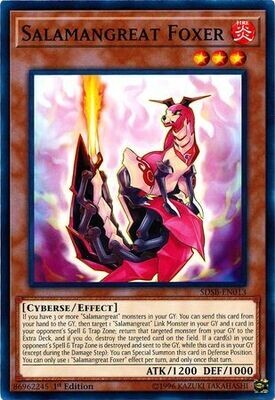 Salamangreat Foxer - SDSB-EN013 - Common 1st Edition Structure Deck: Soulburner Singles