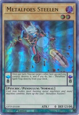 Metalfoes Steelen - GFTP-EN100 - Ultra Rare 1st Edition
Ghosts From The Past 1st Edition Singles