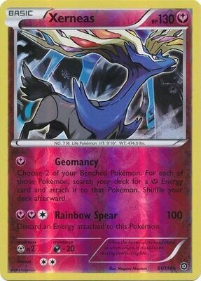 Xerneas - 81/114 - Holo Rare Reverse Holo
XY: Steam Siege Reverse Holo Singles