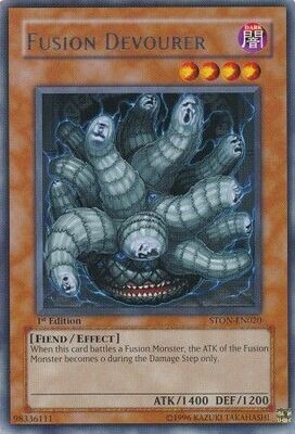 Fusion Devourer - STON-EN020 - Rare 1st Edition Strike of Neos [STON] 1st Edition Singles
