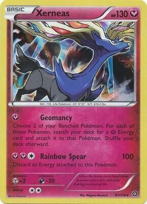 Xerneas - 81/114 - Holo Rare
XY: Steam Siege Singles