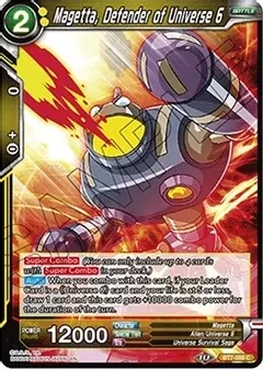 Magetta, Defender of Universe 6 - Assault of the Saiyans (DBS-B07) Assault of the Saiyans