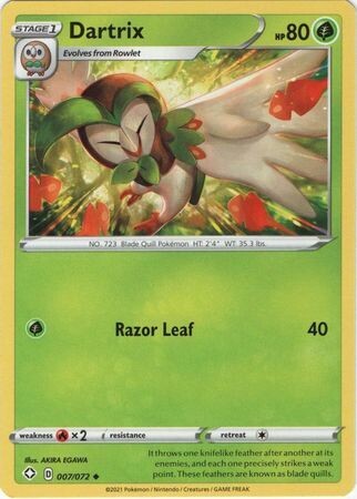 Dartrix - 007/072 - Uncommon
Shining Fates Singles