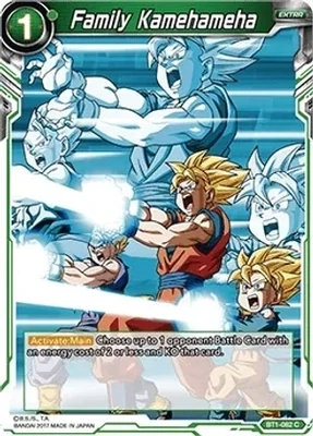 Family Kamehameha - Galactic Battle (DBS-B01) Galactic Battle