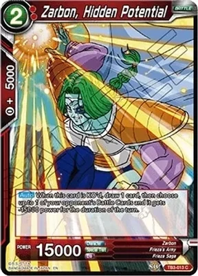 Zarbon, Hidden Potential - Clash of Fates (DBS-TB03)
Clash of Fates