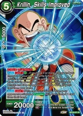 Krillin, Skills Improved - Dawn of the Z-Legends (DBS-B18) Dawn of the Z-Legends-FOIL