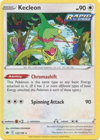 Kecleon - 122/198 - Rare Sword &amp; Shield: Chilling Reign Singles